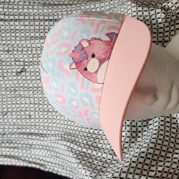 Squishmallows Other - Cute Squishmallows Aurora The Unicorn Youth Hat - Adorable & Fun!